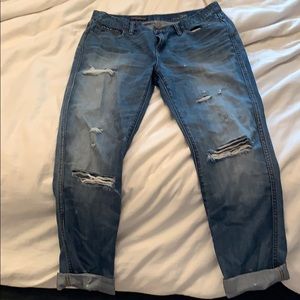J. Crew broken in boyfriend jeans size 28